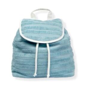 Vacay Everyday blue terry backpack new